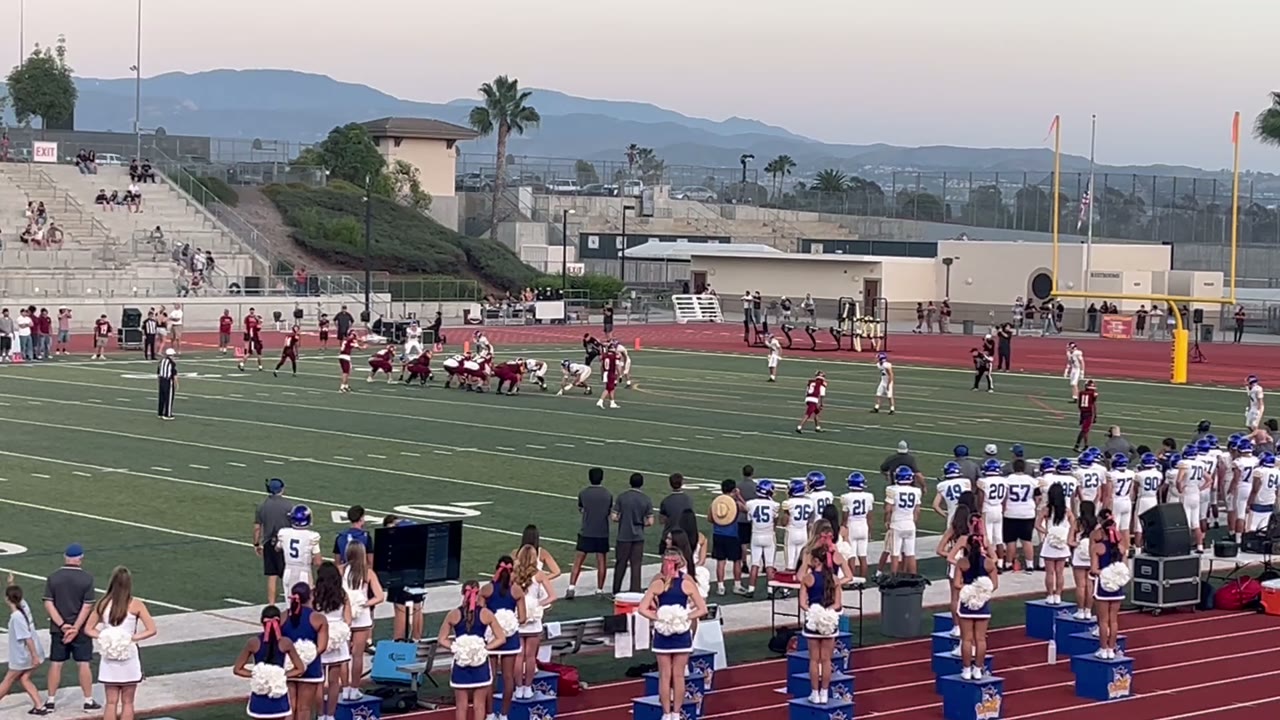 3rd down stop to force field goal.