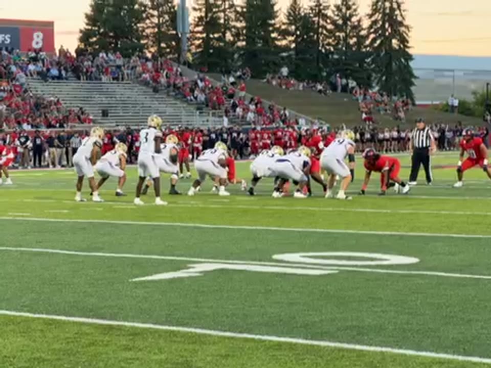 Blown up 
End of half