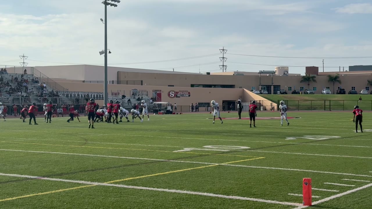 Great pass play to Mosquera for another Vanguard Touchdown.