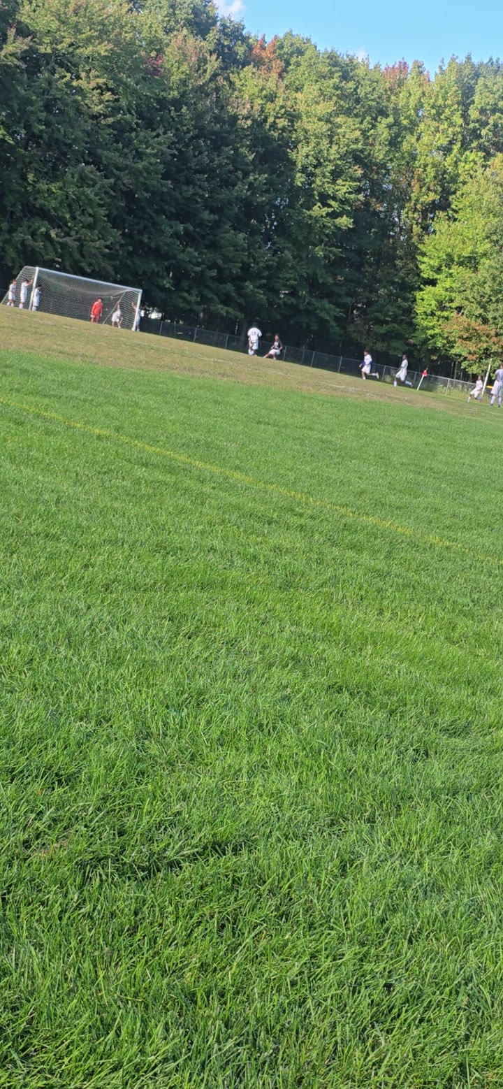 In the field