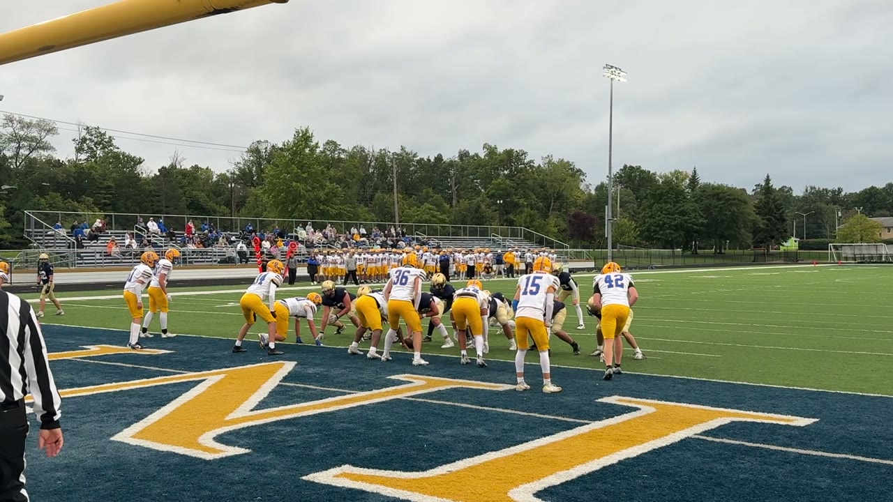 #15 Blaise Garrett 1 yd TD sneak.
