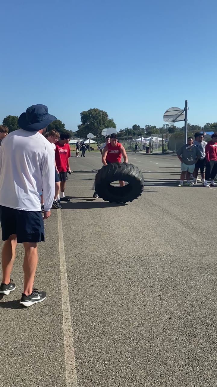 Tire Flip leg 4