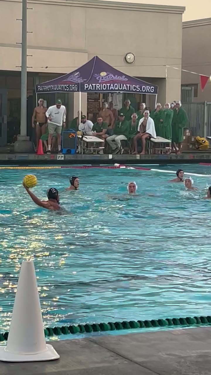 Cal to Chris for the goal