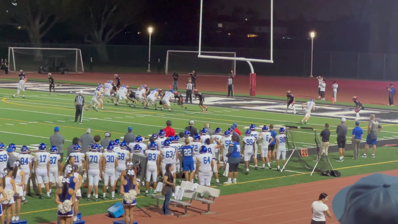 Pass to #25 while the QB was under pressure for a TD!!