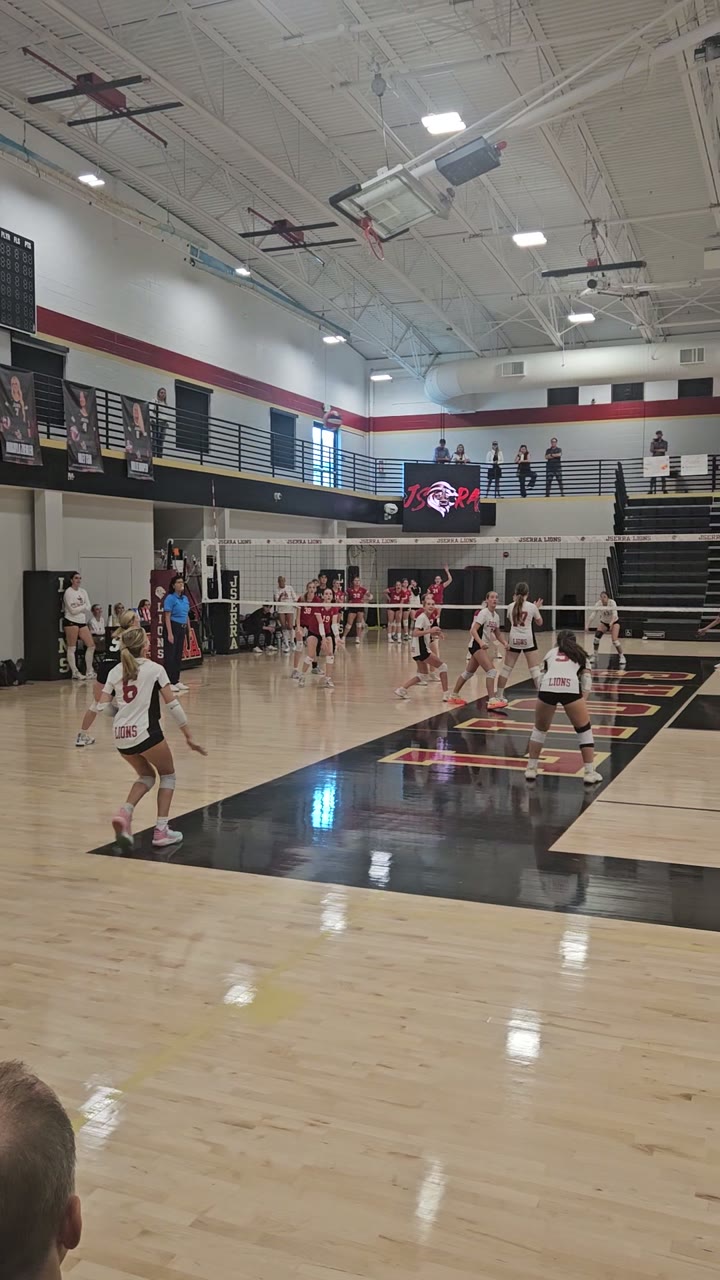 Winning match point!