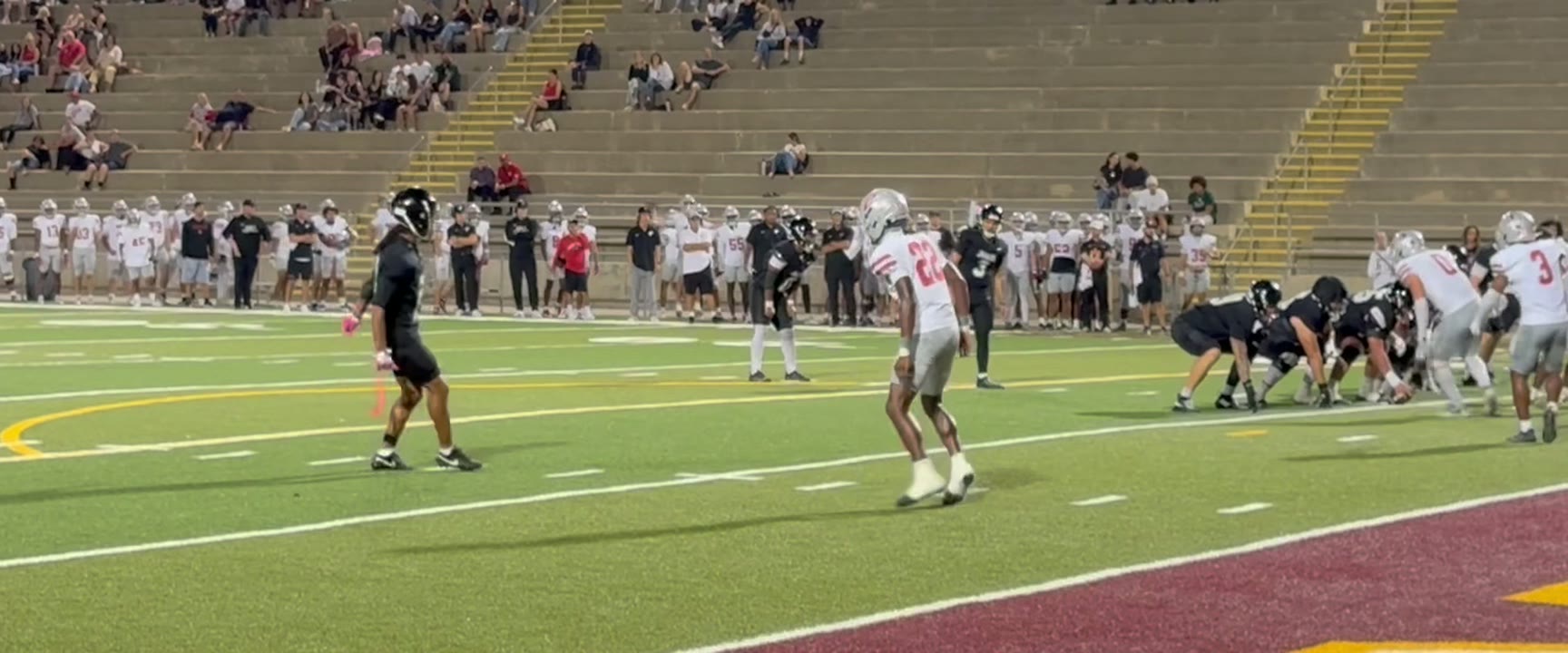 Running play attempt.