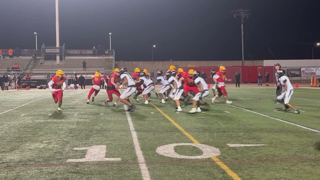 10 yard touchdown run Vandermade