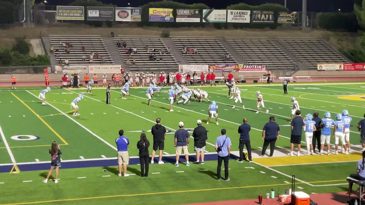 Pass broken up, turnover on downs!