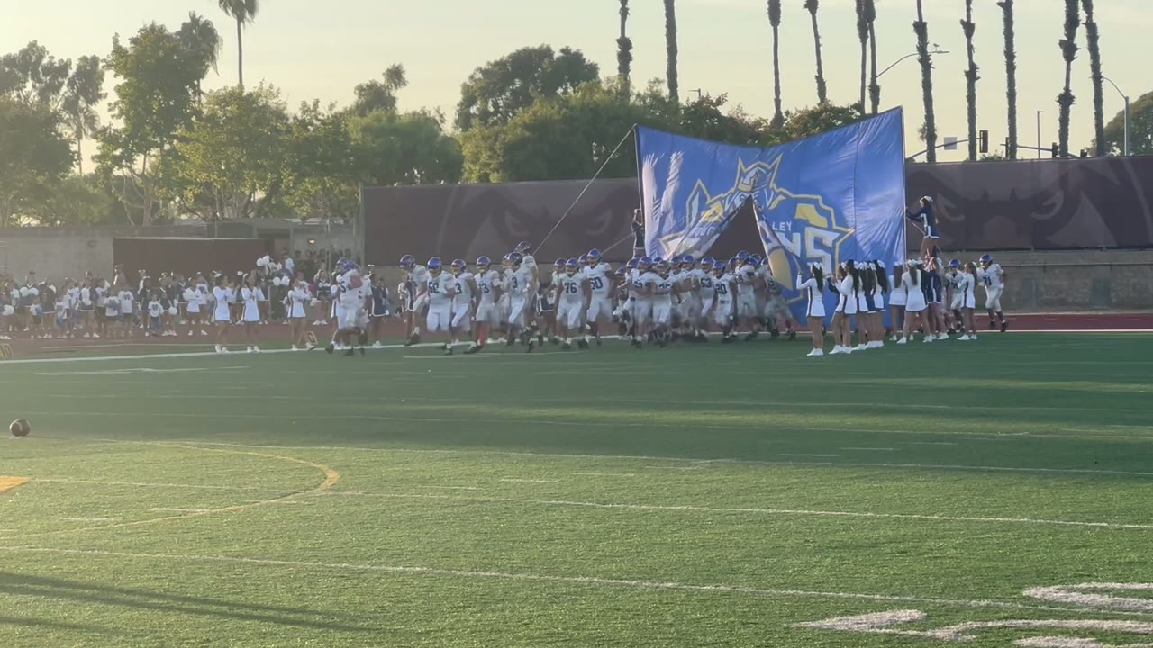 Here come your Fountain Valley Barons to take on Oceanview in the firs