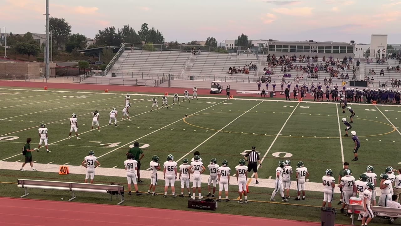 Kreil making the tackle on kick-off