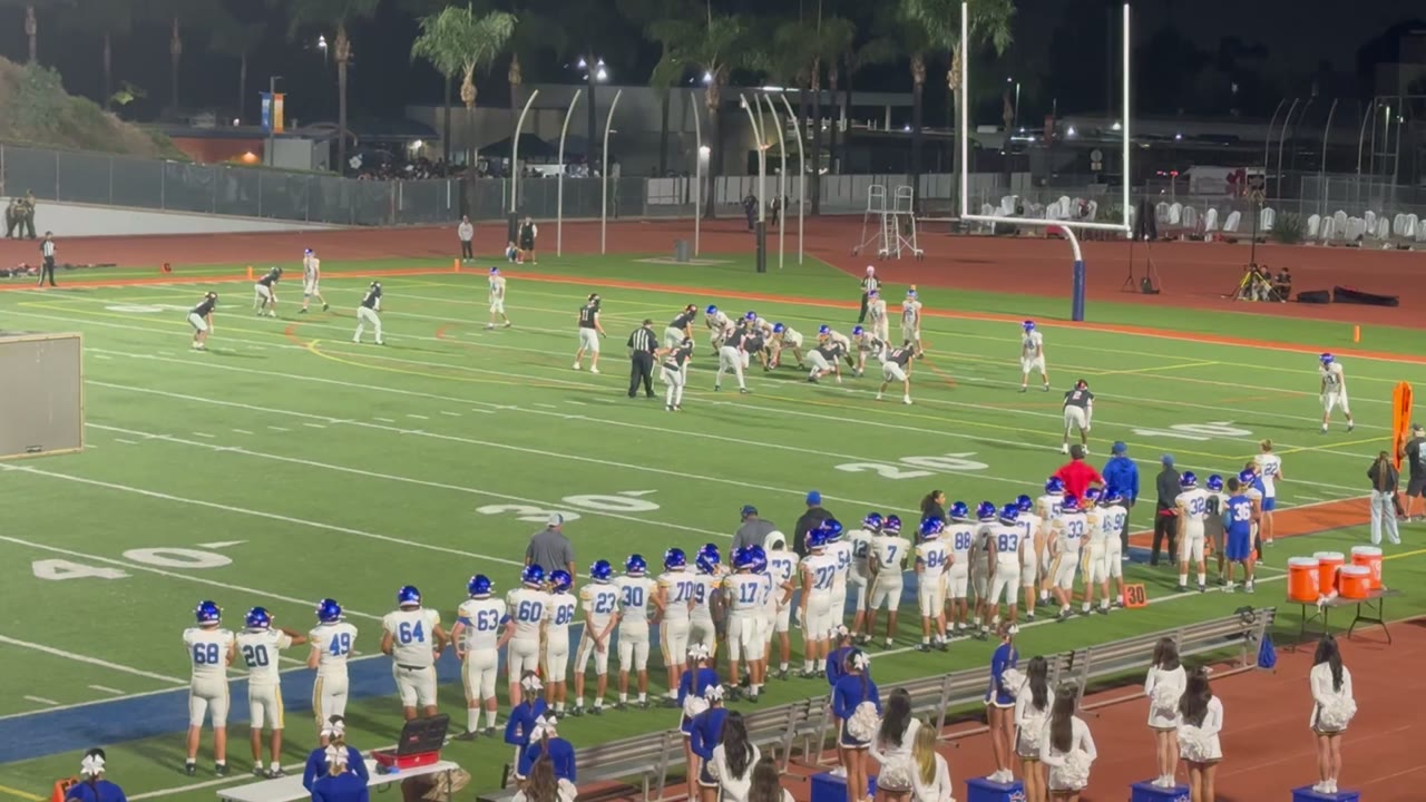 This 5 yard pass followed by a run and another pass to get FV to the 2