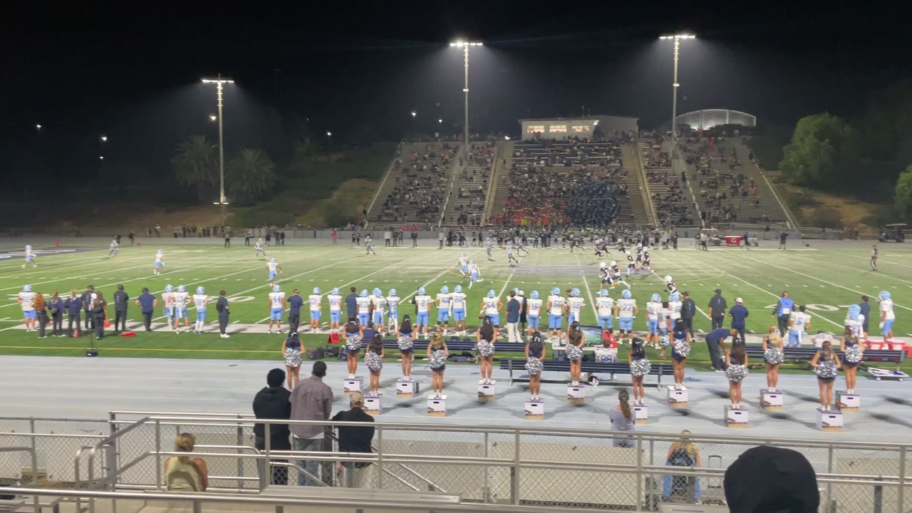 Awesome kick off return and blocking to set up the last drive of the g