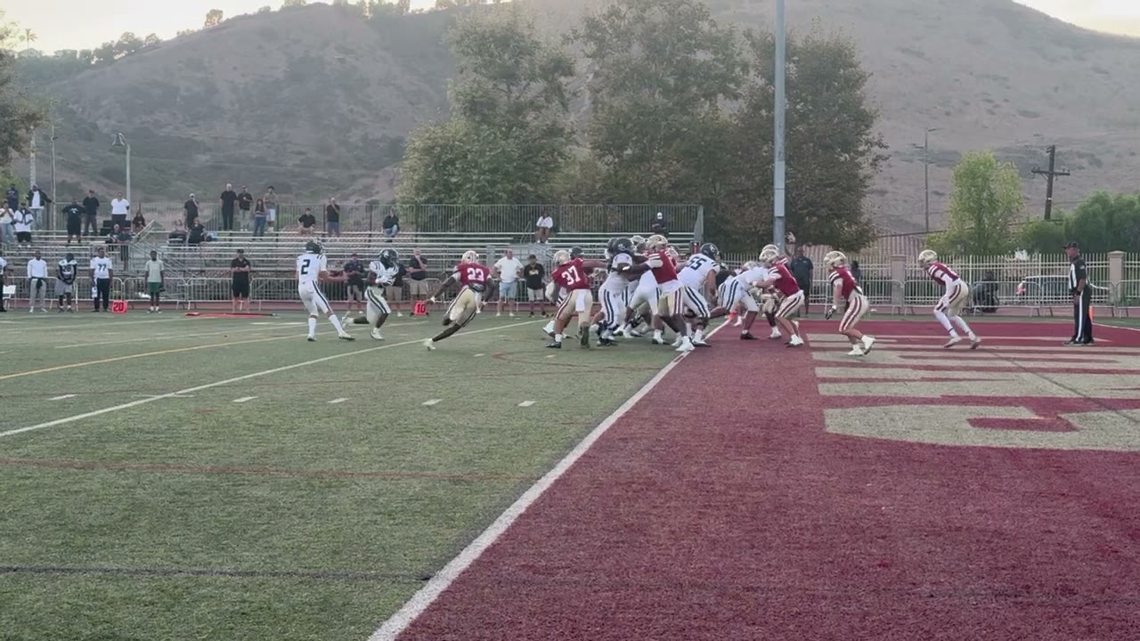Sierra canyon 1 yard touchdown run