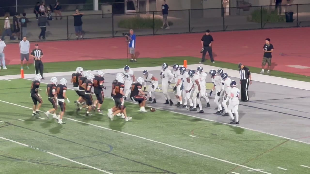 Sorenson keeps it himself from the 1/2 yard line.