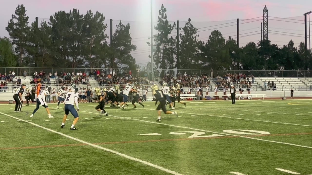 Completion to #25 Meyers for a Hawks Touchdown!!