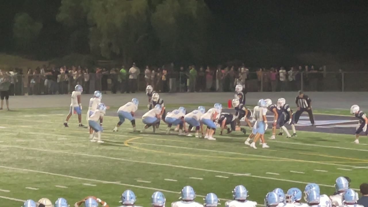 Game winning TD with 12 seconds left in the game.