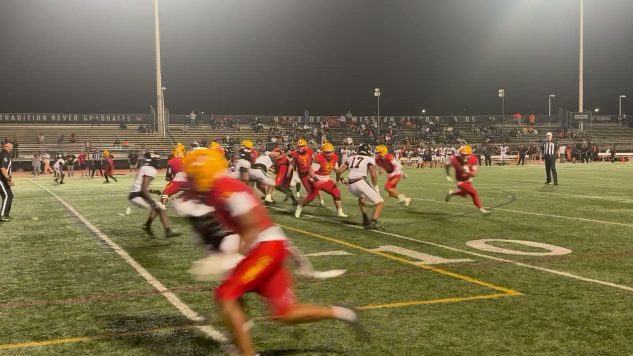 Burnor 10 yard rush