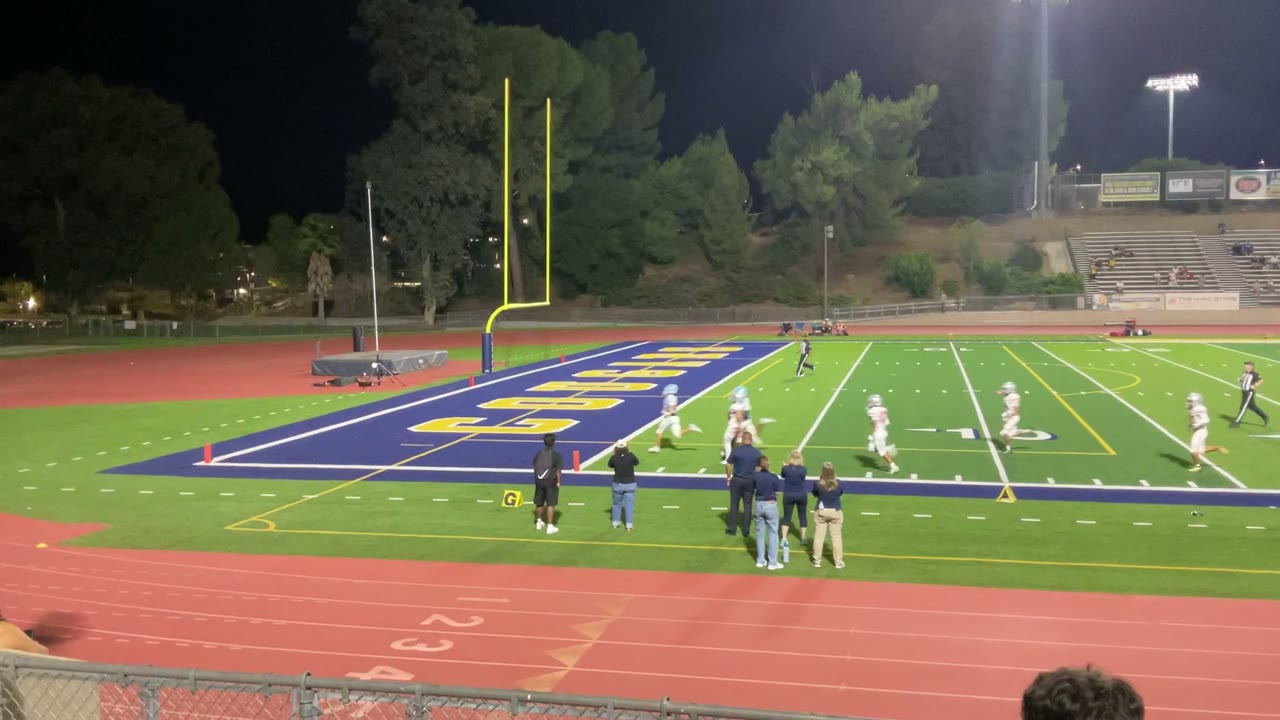 Lattimore with the kickoff return for TD